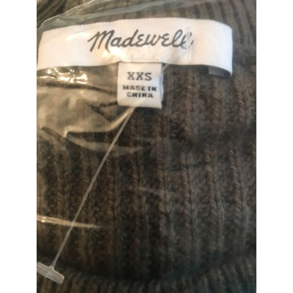 Madewell Sweater Thompson Pocket Boxy Pullover Elm - Picture 7 of 12